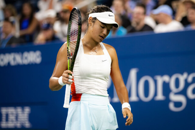 Прошлогодняя победительница US Open не сумела преодолеть барьер первого круга в 2022 году